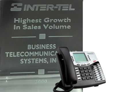 Inter-TelTiemline_0 Awarded Toshiba’s Recognition Award for 20 Years of OUTSTANDING SALES AND SERVICE to its customers in 2001. about voice and data