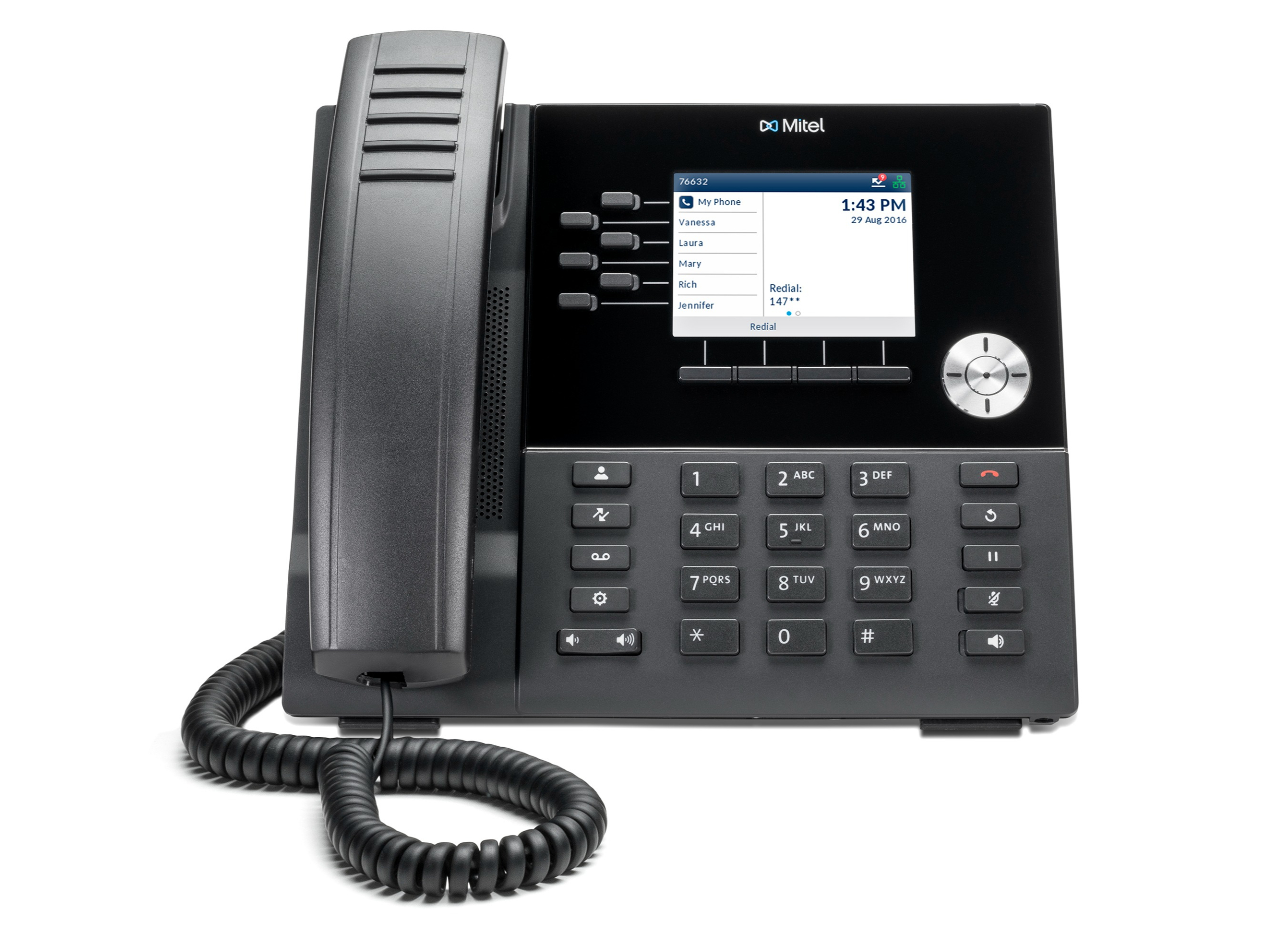 Mitel 6920 The 6920w is built from the ground up to provide an exceptional HD audio experience with high-quality full-duplex speakerphone and support for Mitel’s H-Series USB and EHS/DHSG headsets.