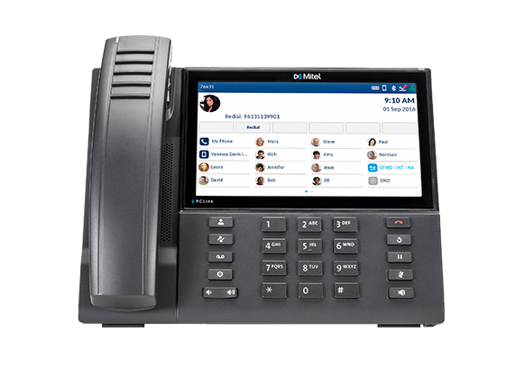 The 6940w is a powerful Wi-Fi equipped IP phone with a 7-inch color LCD display. It’s designed for executive users who require an exceptional device that meets their demanding communications needs. The 6940w supports PCLink and MobileLink via Bluetooth and provides flexible network connectivity options including wired Ethernet and built-in Wi-Fi to facilitate installation in work-at-home and corporate environments.