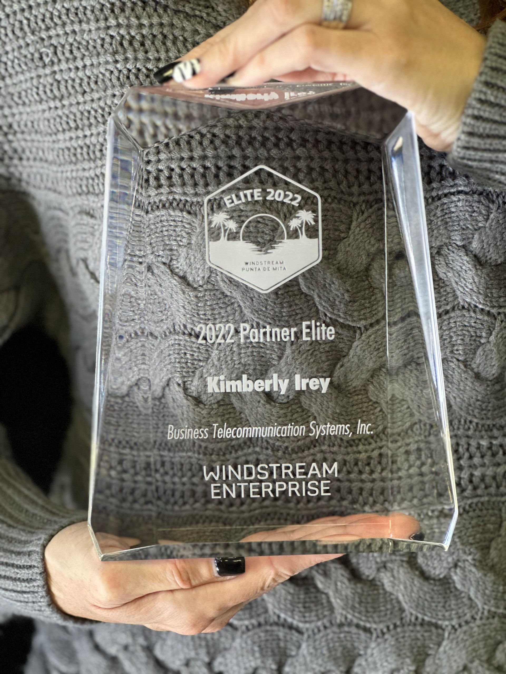 BTS Award 2022 Windstream Elite Partner Award and all paid trip to Punta De Mita. about voice and data