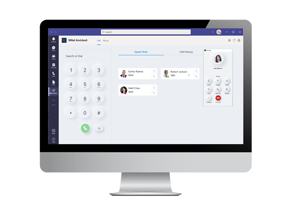 Microsoft Teams integrates seamlessly with RingCentral and other leading cloud phone systems.