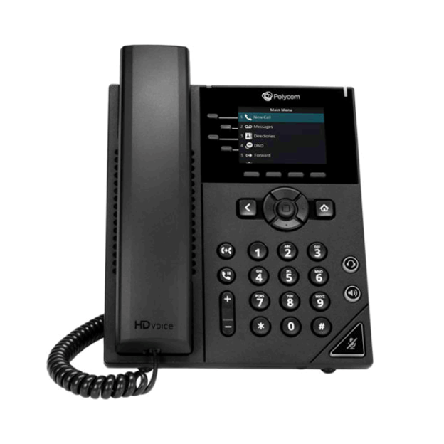 Poly VVX 250 Phone works with most major cloud providers