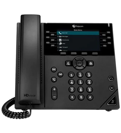 Poly VVX 450 Phone works with most major cloud providers