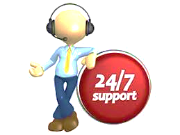 24 x 7 support