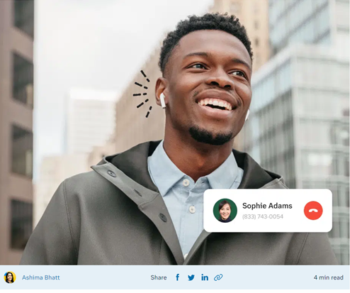 phone call with sophie