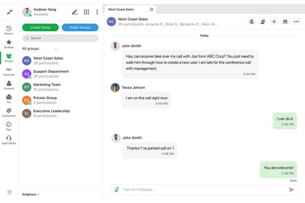 Zultys Group Chat Effortless Team Communication